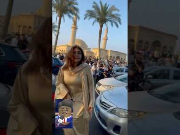 هجوم الشباب على هدير عبدالرازق بعد صلاة عيد الأضحى 2025 مصر تيك توك اكسبلور  tiktok  trending