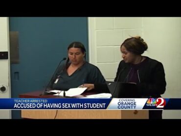Florida teacher accused of having sex with student at school