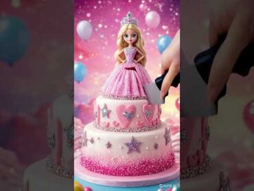 Barbie Cake! 💖🌟 Would YOU Eat the Gown or the Glitter First