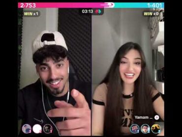 لايف الان و يمام الان زعل من يمام لانو ماعم تقلو شو حكت مع المتابعين