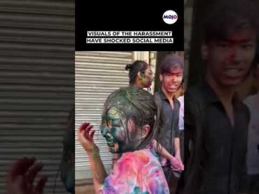 Japanese Woman, On India Tour, Harassed During Holi Celebrations shorts viral