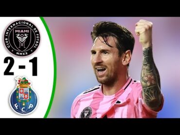 Messi HatTrick 💥 Inter Miami vs Porto 21 All Goals & Highlights  Club World Cup 2025
