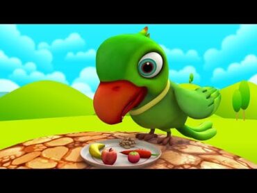 Main Tota Hare Rang Ka  मैं तोता मैं तोता  Hindi Kids Rhymes  Kids Channel India  Hindi Balgeet
