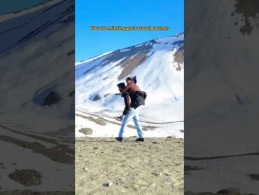 Finally Living the Dream! Ladakh Adventure with My Travel Partner ❤️  Leh Ladakh Couple Goals