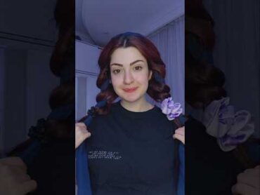 فر کردن مو با شال👩‍🦱💇‍♀️ ولاگموhairstyle