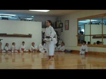 Sonia Miklaucic Black Belt Test Kumite