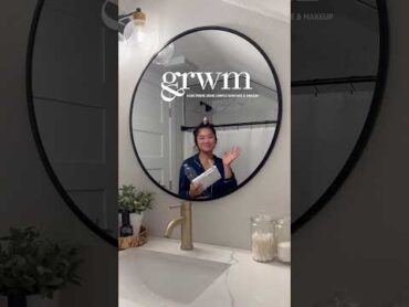 GRWM for Work as a Mom 👩🏻 asmr grwm workingmom morningroutine skincare makeup acne shorts