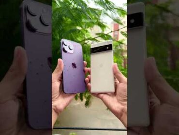 iPhone 14 Pro vs Google Pixel 6 Pro 😳 shorts
