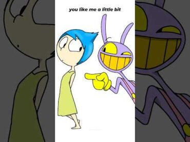 Jax: HEY GIRL! You Like Me A Little Bit? (TADC / Inside Out 2/ Wednesday/ Animation Meme)shrots