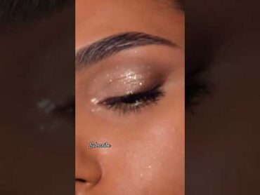 Nude Glamorous Eye Makeup For Beginners😍 shorts makeup makeuptutorial makeupartist eid eidlook