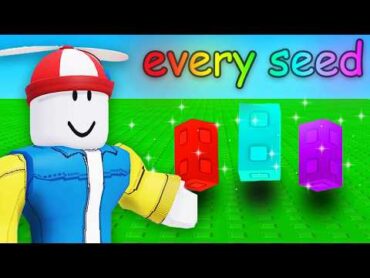 Starting Over in Grow a Garden but with EVERY SEED