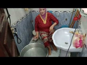 غسلت البطانيه عشان اخلص شغل الشتا