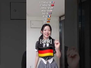 12345678 TREND in 8 languages⁉️multilingual 🇺🇸🇨🇳🇰🇷🇯🇵🇹🇭🇫🇷🇪🇸🇩🇪