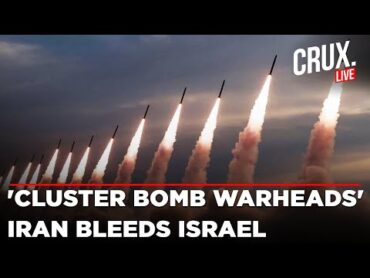 LIVE  TOTAL PANIC In Israel, Iran Unleashes Ballistic Missile Carrying A Cluster Bomb Warhead