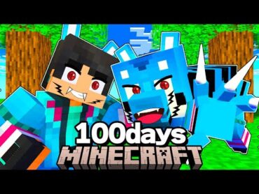 最強のトラに転生して100日サバイバルした結果【 マイクラ / マインクラフト 】