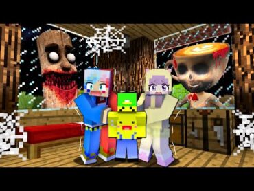【恐怖のホラーハウス⁉️👻】イタリアンブレインロットのお化け屋敷に閉じ込められた結果…😱【マイクラ マインクラフト】ぽっぴんず
