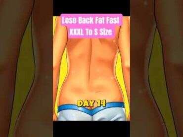 🧿🚨XXXL To S Size📏Upper & Lower Back Fat Cutter Exercises⏰ shorts shortsfeed back fatloss size