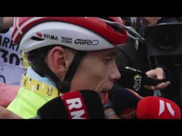 Jonas Vingegaard  PostRace Interview  Stage 18  Tour of France 2025