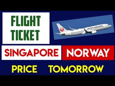Cheapest Singapore to Oslo Norway Air Ticket and Flight Prices Book Online for Tomorrow!