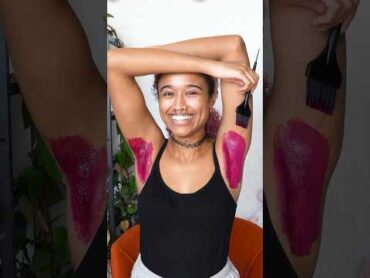 Dyeing My Armpit Hair Pink! HairDye HairTutorial