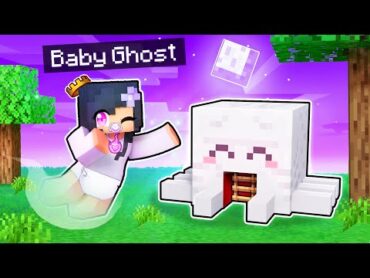 My Baby GHOST&39;s Secret Base In Minecraft!