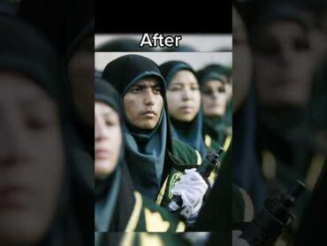 Iranian women before and after the revolution. iranprotests iran history education