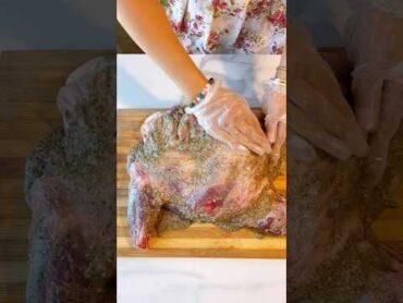 جبتلكم اطيب واسهل تتبيلة لحم بالفرن😍😍 food meat
