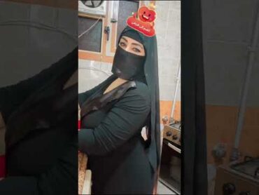 روتين منقبات فى المطبخ