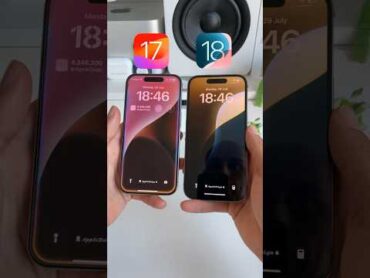 iOS 17 vs iOS 18 New Turn off button! ios18