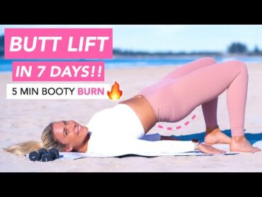 LIFT + TONE YOUR BUTT IN 7 DAYS 💕 FAST BOOTY TONING WORKOUT