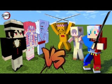 【鬼滅の刃の鬼 VS 最強セキュリティハウス】マイクラで鬼舞辻無惨や猗窩座の鬼が大量発生⁉️👹日輪刀や呼吸を使って対決★本気のトラップで十二鬼月とバトル🔥【まいくら minecraft】ぽっぴんず