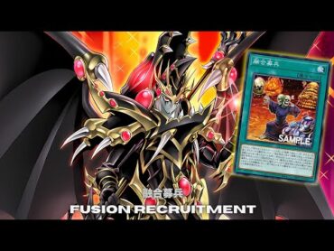 SUMMON REDEYES DARK DRAGOON EASY WITH THIS CARD ! FUSION RECRUITMENT DECK NEW CARD  YuGiOh