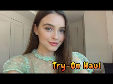 Transparent Cleaning Cool Sheer Dress Try On Haul  Bikini + Lingerie Review  4K 2025