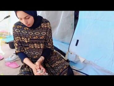شاهدوا روتيني اليومي في الخيمة اليوم مميز وانبسطت فيه نور من غزة 🇵🇸💔💔GAZA