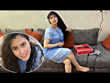 طريقتي في تصفيف شعري 💇‍♀️بي البيت 💇‍♀️طريقة سهلة دائما انشف بيها 💈