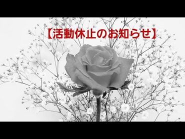 【活動休止のお知らせ】