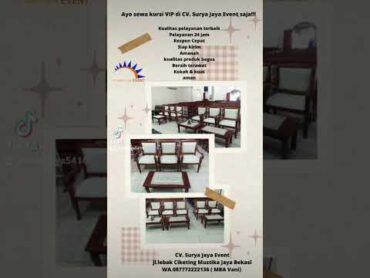 Sewa Kursi Vip Jakarta Bekasi