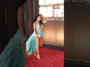 النجمة رانيا يوسف غطت على الكل 🔥😍 لقطات من على الRed Carpet في مهرجان الجونة shorts