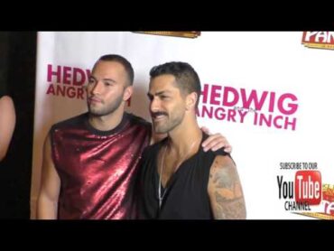 Adrian Anchondo and Adam Ramzi at the Opening Night Of Hedwig And The Angry Inch at the Pantages The