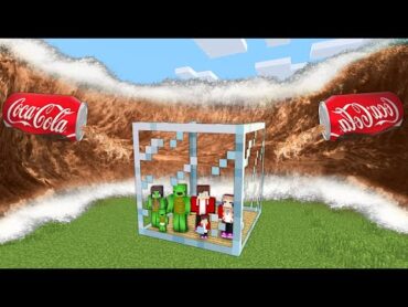 コカ・コーラ津波から家族を本気で守ろうとした結果！？【まいくら・マインクラフト】