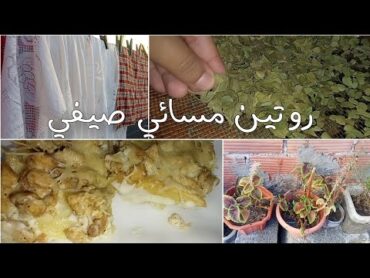 روتين مسائي صيفي 😊 طيبنا عشاء خفيف..كل واحد واش يحب ياكل