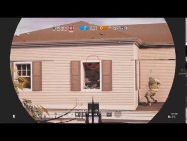 Rainbow sixxxx    Glaz   2 walls 1 shot and 1 kill