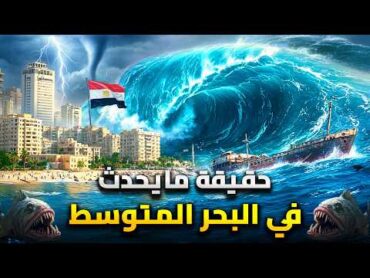 ماذا يحدث فى البحر المتوسط ؟  حقيقة التسونامي القادم على مصر