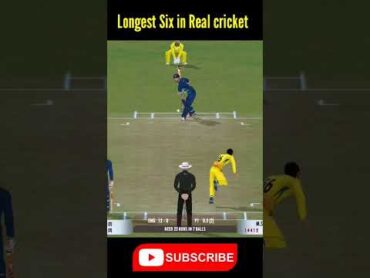 Longest Sixxxx  Real cricket22 shorts rc22 realcricket22 rc22gameplay