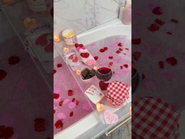 Valentine’s bath🛁💌 valentinesday romantic aesthetic asmr asmrsounds relaxing satisfying