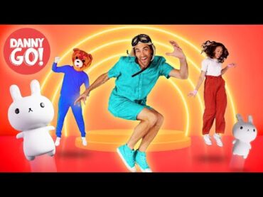 "Bouncing Time!" Dance Song 🐰  Brain Break  Danny Go! Songs for Kids