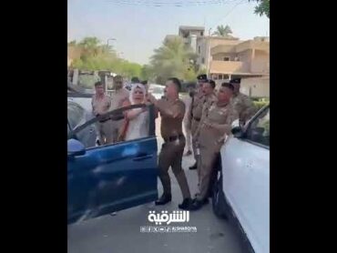 مشاجرة بين مفرزة أمنية وامرأة تقود سيارة مدنية في بغداد
