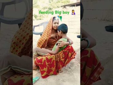 🤱🍼Big boy feeding mother milk shortsvideo