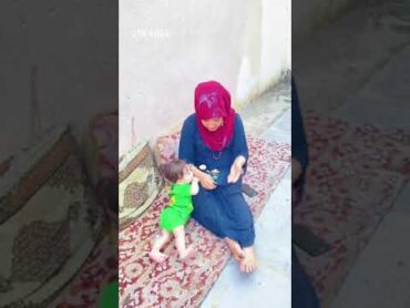 وكعت الطفله وكرار ثائر ضربني بالبيضه 😂