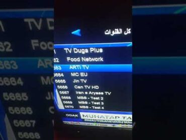 افضل تردد لاستقبال القمر الاوروبى كامل